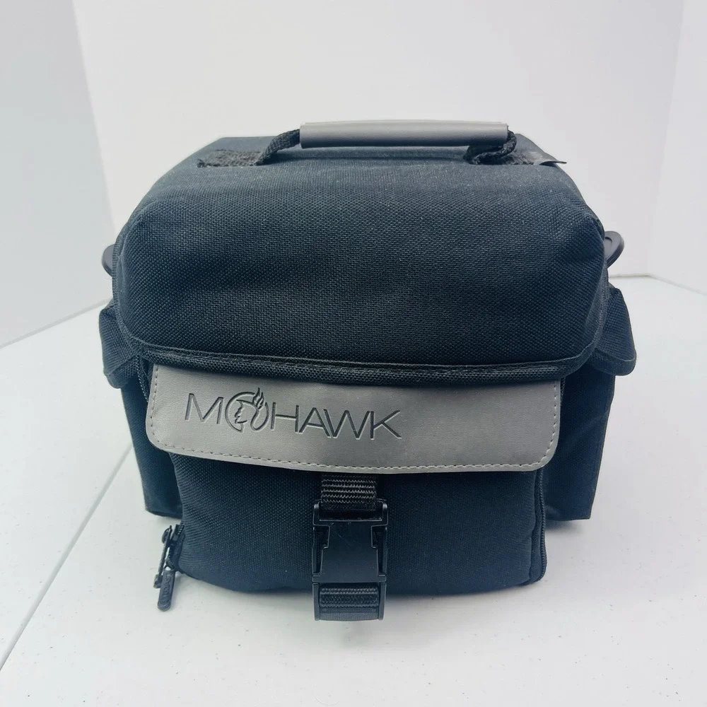 Mohawk Camera Bag with Adjustable Shoulder Strap Black Gray 4 Pocket 10x8